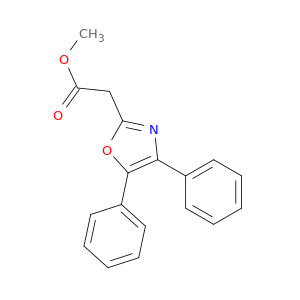 2-Oxazoleacetic acid, 4,5-diphenyl-, methyl ester