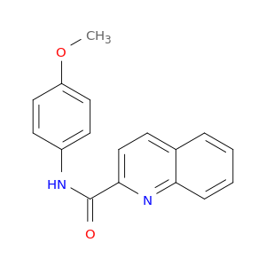 2-Quinolinecarboxamide, N-(4-methoxyphenyl)-