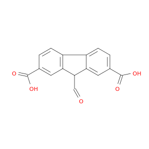 9H-Fluorene-2,7-dicarboxylic acid, 9-formyl-