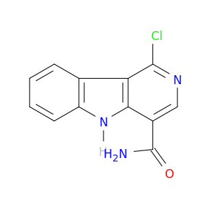将1-氯-5H-吡啶并[4,3-b]吲哚-4-甲酰胺