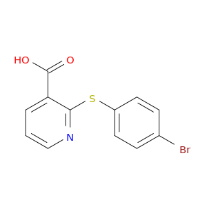 2-((4-Bromophenyl)thio)nicotinic acid
