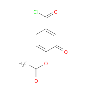 1,4-Cyclohexadiene-1-carbonylchloride, 4-(acetyloxy)-3-oxo-