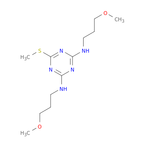 N2,N4-双(3​​-甲氧基丙基)-6-(甲基)-1,3,5-三嗪-2,4-二胺
