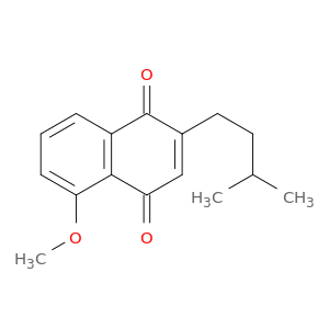 1,4-Naphthalenedione, 5-methoxy-2-(3-methylbutyl)-
