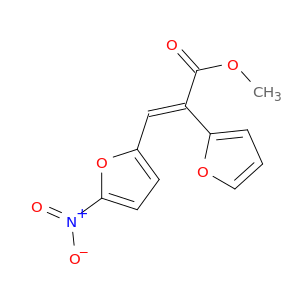 2-Furanacetic acid, a-[(5-nitro-2-furanyl)methylene]-,methyl ester, (E)- (9CI)