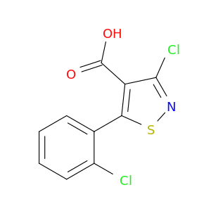 3-氯-5-(2-氯苯基)-4-异噻唑羧酸