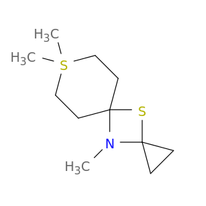 4,8-Dithia-12-azatrispiro[2.1.2.1.2.1]dodecane, 12-methyl-