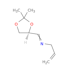 2-Propen-1-amine, N-[[(4S)-2,2-dimethyl-1,3-dioxolan-4-yl]methylene]-