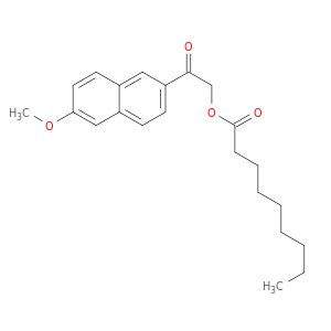Nonanoic acid, 2-(6-methoxy-2-naphthalenyl)-2-oxoethyl ester