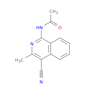 N-(4-Cyano-3-methylisoquinolin-1-yl)acetamide