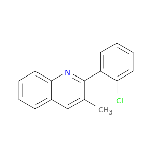 2-(2-chlorophenyl)-3-methylquinoline