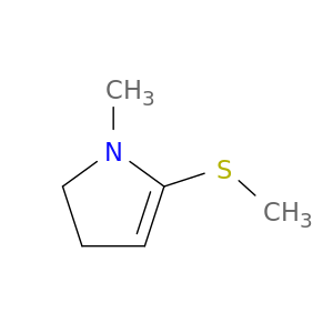 1H-Pyrrole, 2,3-dihydro-1-methyl-5-(methylthio)-