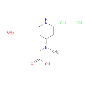 2-(Methyl(piperidin-4-yl)amino)acetic acid dihydrochloride