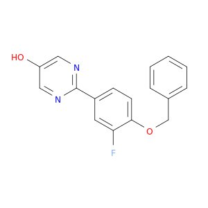 5-Pyrimidinol, 2-[3-fluoro-4-(phenylmethoxy)phenyl]-