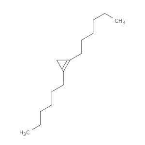 1-(2-hexyl-1-cyclopropenyl)hexane