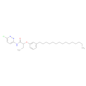 Butanamide, N-(6-chloro-3-pyridazinyl)-2-(3-pentadecylphenoxy)-