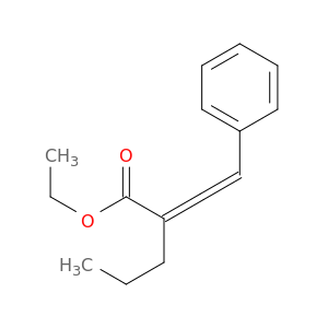Pentanoic acid, 2-(phenylethenylidene)-, ethyl ester
