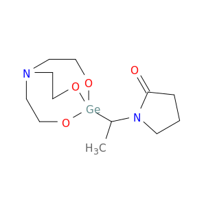 2-Pyrrolidinone, 1-(1-(2,8,9-trioxa-5-aza-1-germabicyclo(3.3.3)undec-1-yl)ethyl)-