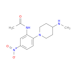 Acetamide, N-[2-[4-(methylamino)-1-piperidinyl]-5-nitrophenyl]-