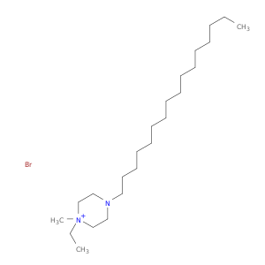 Piperazinium, 1-ethyl-4-hexadecyl-1-methyl-, bromide