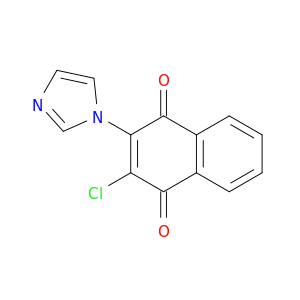 1,4-Naphthalenedione,2-chloro-3-(1H-imidazol-1-yl)-