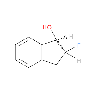 1H-Inden-1-ol, 2-fluoro-2,3-dihydro-, (1R,2S)-