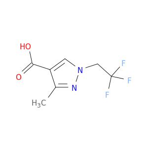 1H-吡唑-4-羧酸,3-甲基-1-(2,2,2-三氟乙基)-
