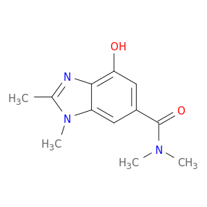 1H-BENZIMIDAZOLE-6-CARBOXAMIDE, 4-HYDROXY-N,N,1,2-TETRAMETHYL-