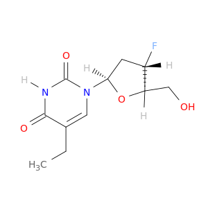Uridine,2',3'-dideoxy-5-ethyl-3'-fluoro-