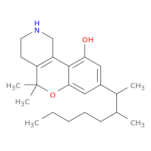 2H-[1]Benzopyrano[4,3-c]pyridin-10-ol,8-(1,2-dimethylheptyl)-1,3,4,5-tetrahydro-5,5-dimethyl-