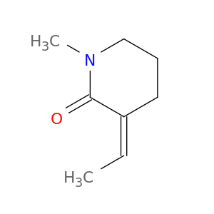 2-Piperidinone, 3-ethylidene-1-methyl-, (Z)-