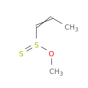 1-Propene-1-sulfinothioic acid, S-methyl ester