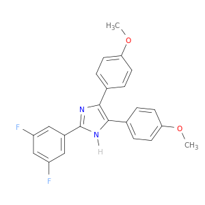 1H-Imidazole, 2-(3,5-difluorophenyl)-4,5-bis(4-methoxyphenyl)-