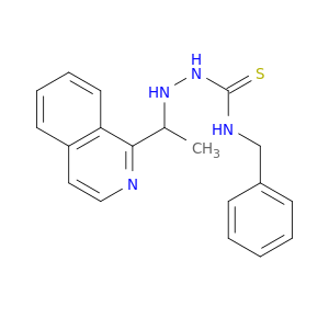 Hydrazinecarbothioamide, 2-[1-(1-isoquinolinyl)ethyl]-N-(phenylmethyl)-