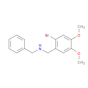 Benzenemethanamine, 2-bromo-4,5-dimethoxy-N-(phenylmethyl)-