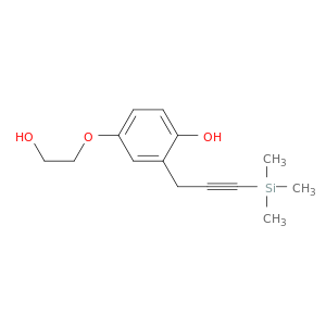 Phenol, 4-(2-hydroxyethoxy)-2-[3-(trimethylsilyl)-2-propyn-1-yl]-