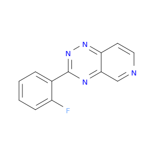 Pyrido[3,4-e]-1,2,4-triazine,3-(2-fluorophenyl)-