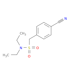 1-(4-Cyanophenyl)-N,N-diethylmethanesulfonamide
