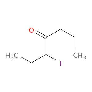 4-Heptanone, 3-iodo-