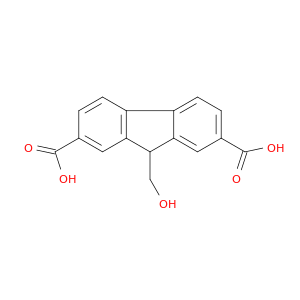 9H-Fluorene-2,7-dicarboxylic acid, 9-(hydroxymethyl)-