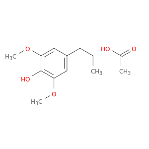 Phenol, 2,6-dimethoxy-4-propyl-, acetate