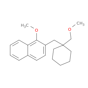 Naphthalene, 1-methoxy-2-[[1-(methoxymethyl)cyclohexyl]methyl]-