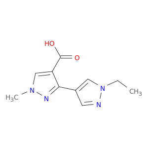 3-(1-ethyl-1H-pyrazol-4-yl)-1-methyl-1H-pyrazole-4-carboxylic acid