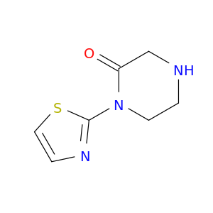 2-Piperazinone,1-(2-thiazolyl)-