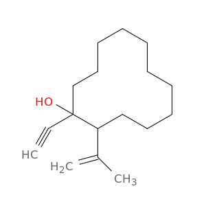 Cyclododecanol, 1-ethynyl-2-(1-methylethenyl)-