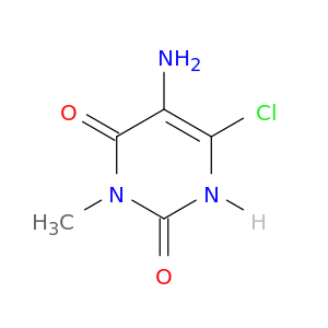 2,4(1H,3H)-Pyrimidinedione, 5-amino-6-chloro-3-methyl-