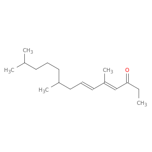 4,6-Tetradecadien-3-one, 5,9,13-trimethyl-, (E,E)-