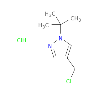 1-tert-Butyl-4-(chloromethyl)-1H-pyrazole hydrochloride