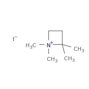 Azetidinium, 1,1,2,2-tetramethyl-, iodide (1:1)