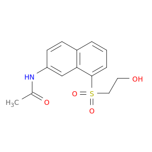 Acetamide, N-[8-[(2-hydroxyethyl)sulfonyl]-2-naphthalenyl]-